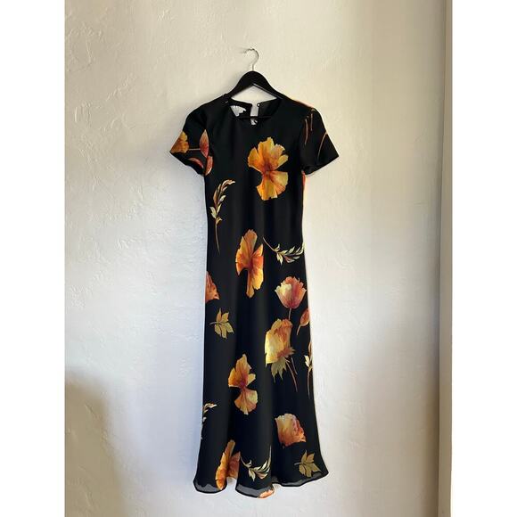 Vintage 90s Floral Maxi Dress - Picture 3 of 4